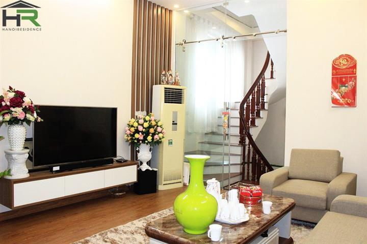 Lovely 3 bedroom house for rent in Lac Long Quan street, Tay Ho at a cheap price 