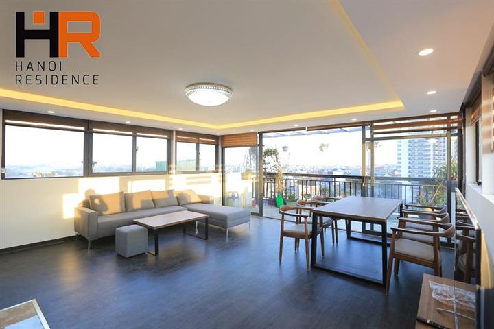 Brand-new & High floor 02 beds apartment with nice balcony & lake view