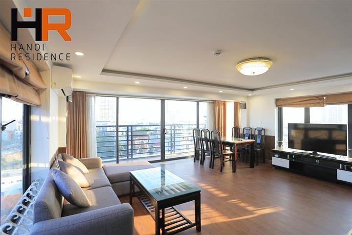 Bright two bedrooms apartment with balcony & nice view on To Ngoc van st