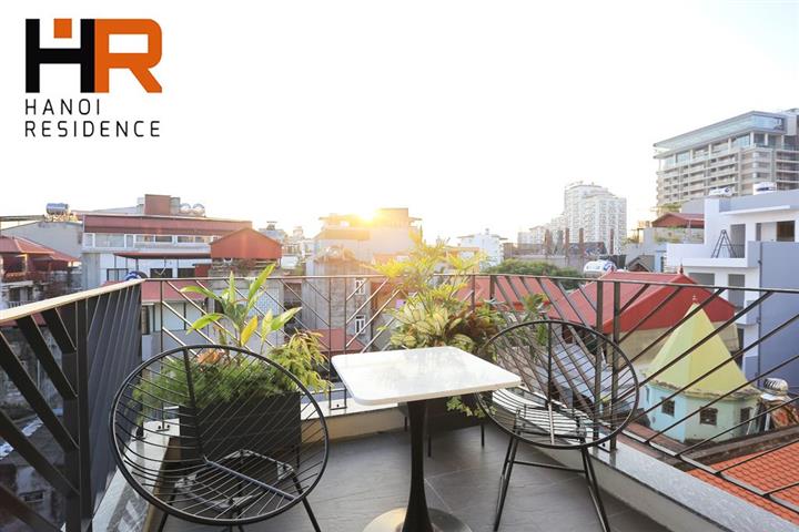 Big balcony & Modern apartment 01 bed for renton Xuan Dieu st