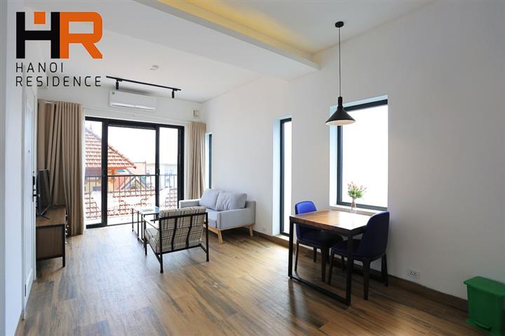 Bright one bedroom apartment with balcony & view in Tay Ho dist