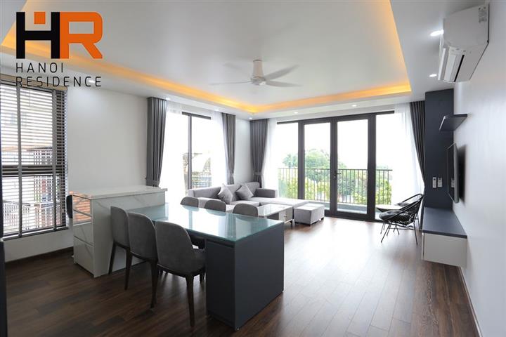  Modern design apartment 02 beds with balcony, nature light in Tay Ho dist
