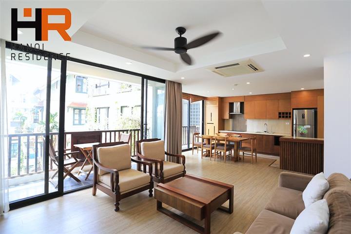 Peaceful serviced apartment 03 beds for rent in Tay Ho dist
