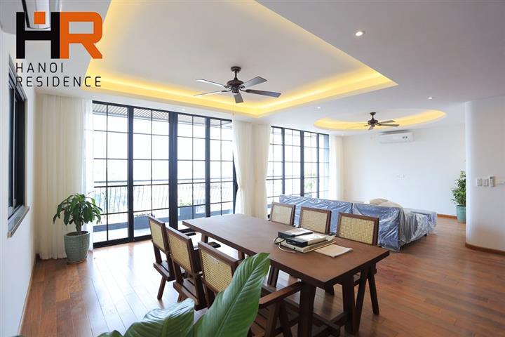 Brand-new Duplex 04 beds apartment with balcony & lake view in Tay Ho dist