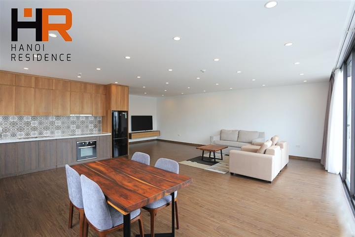 Top floor & Lake view 02 beds apartment for rent on Trinh Con Son st