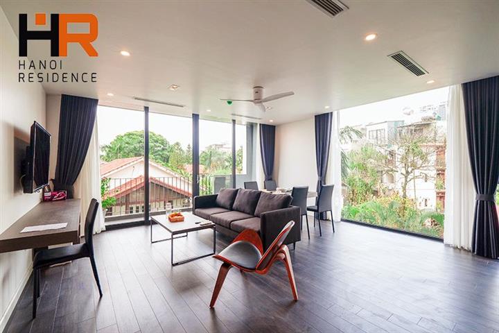 Brand-new two bedrooms apartment for rent on Xuan Dieu st