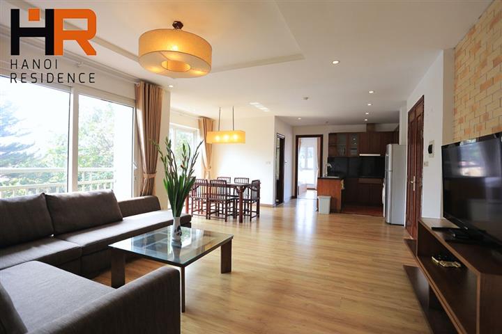 Spacious apartment 02 beds for rent on Dang Thai Mai, Tay Ho dist