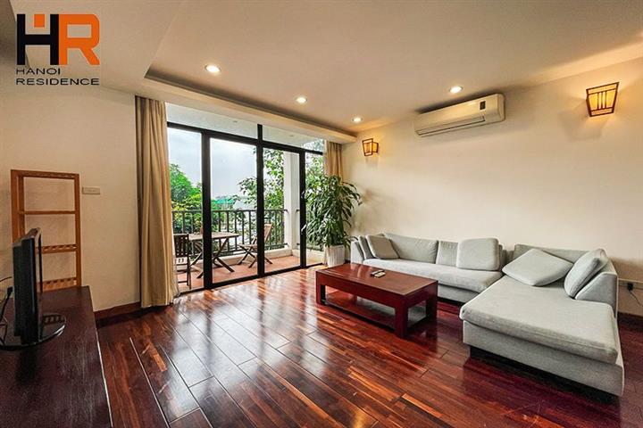 Quality apartment for rent in West Lake, wooden floors, nice view