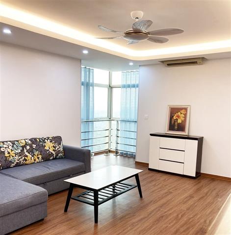 High floor and cosy 3 bedroom apartment for rent in E1 building in Ciputra Hanoi