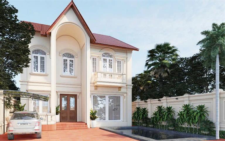 Newly renovated 4 bedroom villa in Tay Ho with swimming pool and modern design