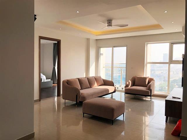 High floor & brand-new 3 bedroom apartment for rent in L4 building in Ciputra Hanoi