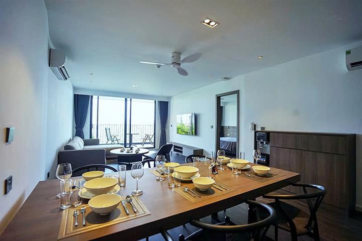 Brand new 4 bedroom apartment for rent on Quang An street with lake viewQu